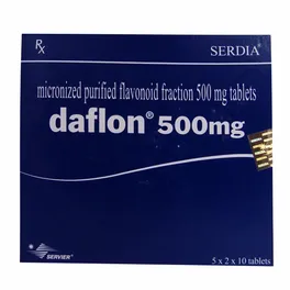 DAFLON 500mg TABLET- Pack of 10