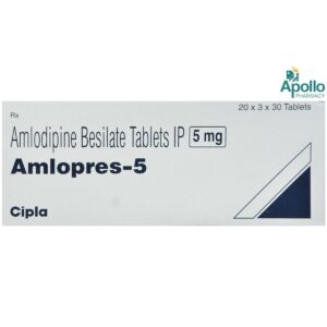 AMLOPRES 5MG TABLET - Pack of 30