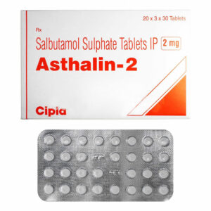 ASTHALIN 2MG TABLET - Pack of 30`