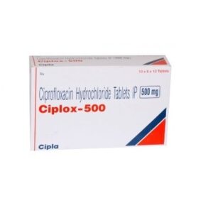 CIPLOX 500MG TABLET - Pack of 10