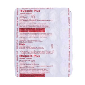 IBUGESIC PLUS TABLET - Pack of 15`