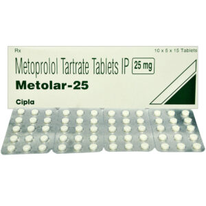 METOLAR D25/10 TABLET - Pack of 10