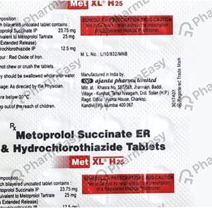 METXL H 25MG TABLET - Pack of 15