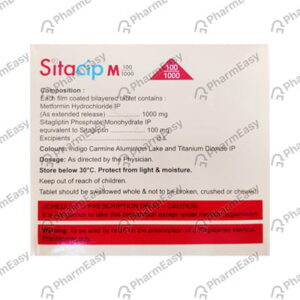 SITACIP M100/500 TABLET - Pack of 10