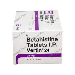 VERTIN 24MG TABLET - Pack of 10`
