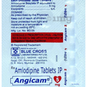 ANGICAM- 5MG TABLET - Pack of 15