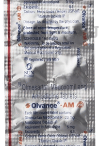 OLVANCE AM 20MG TABLET - Pack of 10`